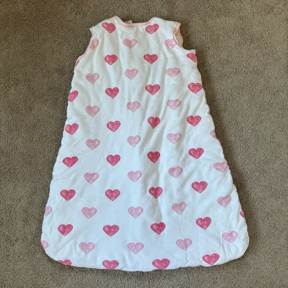 MAMA CHEETAH Set of 3 Baby Girl Various Tog Organic Floral & Heart Sleep Sacks - Picture 10 of 10